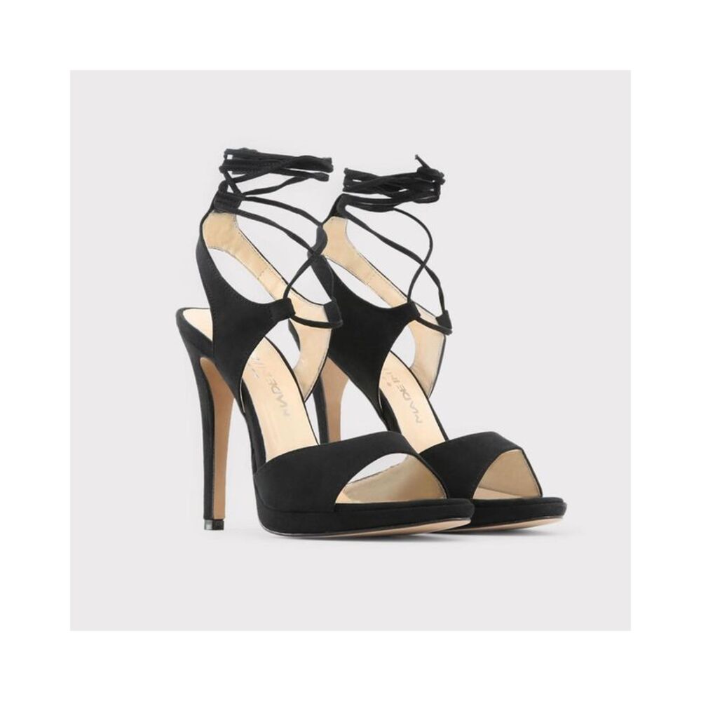 Made in Italia Adjustable Side Buckle Synthetic Leather Sandals